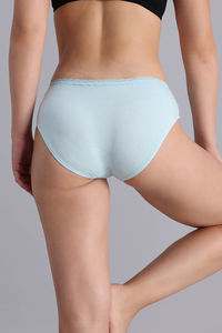 Zivame Dreamcatcher Regular Rise Full Coverage Hipster Panty - Starlight Blue — thumbnail 3